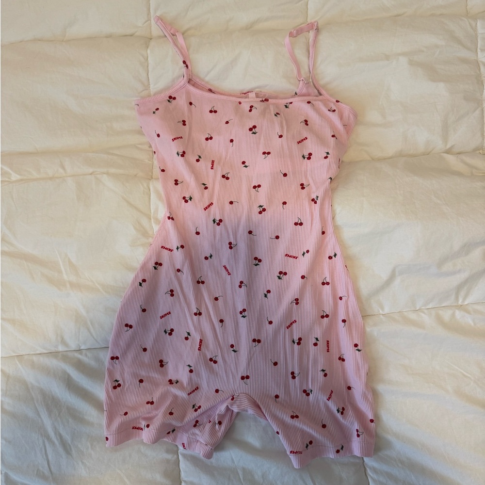 SKIMS Cherry Blossom Pink Romper